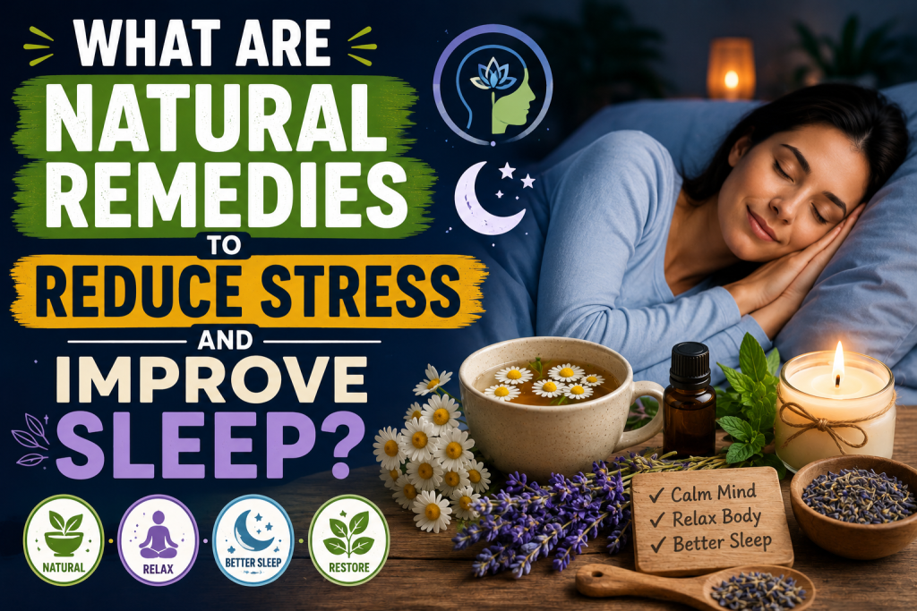 What Are Natural Remedies to Reduce Stress and Improve Sleep?