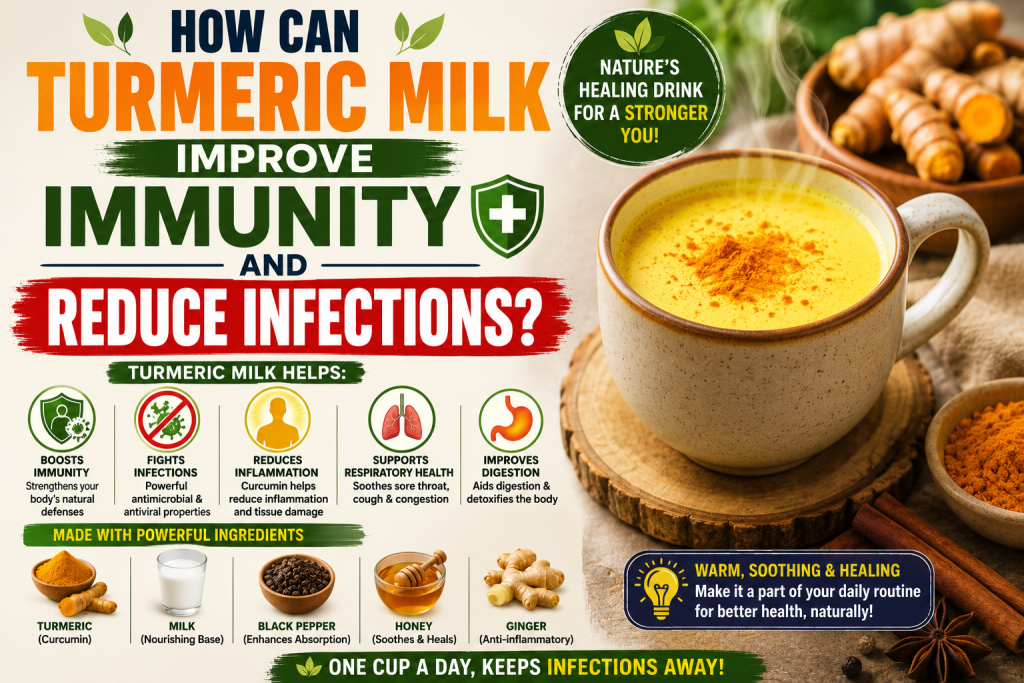 How Can Turmeric Milk Improve Immunity and Reduce Infections?